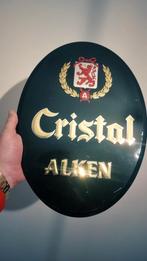 Cristal Alken reclame bord, Verzamelen, Biermerken, Ophalen of Verzenden, Zo goed als nieuw