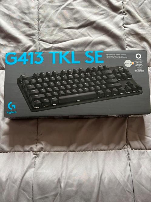 Logitech G413 TKL SE, Computers en Software, Toetsenborden, Zo goed als nieuw, Azerty, Bedraad, Ergonomisch, Gaming toetsenbord