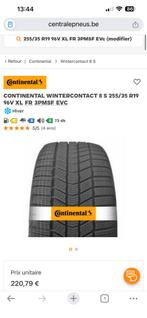 2 pneus Continental 255/35 19 Hiver, Enlèvement ou Envoi