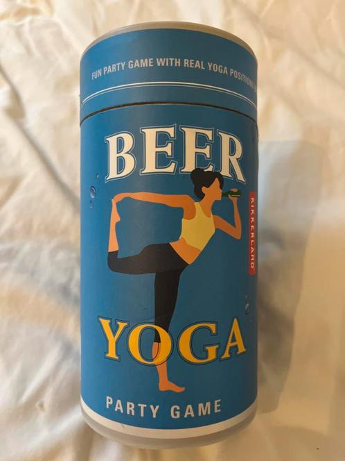 Drankspel beer yoga sfeervol spelletje, Hobby en Vrije tijd, Gezelschapsspellen | Overige, Zo goed als nieuw, Ophalen of Verzenden