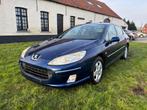 Peugeot 407 2.0i automaat AIRCO GPS 280.000km EXPORT!!!!, Auto's, 4 deurs, 4 cilinders, Blauw, Grijs
