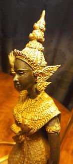 Prachtige bronzen lamp Aziatische kunst - uniek stuk, Ophalen of Verzenden
