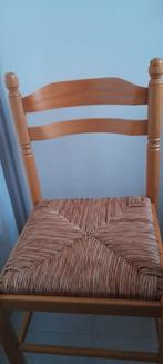 2 chaises en pin et paille, Maison & Meubles, Autres couleurs, Comme neuf, Deux, Enlèvement