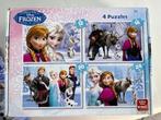 Puzzels Frozen 4 in a box, Ophalen, 10 tot 50 stukjes, Gebruikt, 2 tot 4 jaar