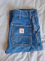 Carhartt WIP, single knee pant, Kleding | Heren, Spijkerbroeken en Jeans, Blauw, Ophalen of Verzenden, Zo goed als nieuw, Carhartt