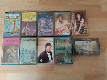 10 retro cassettebandjes cassettes bandjes muziekcassettes