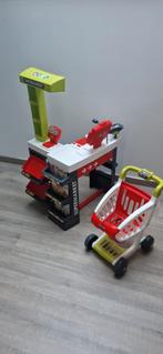 Smoby speelgoedwinkeltje met winkelkar te koop, Kinderen en Baby's, Ophalen of Verzenden, Gebruikt