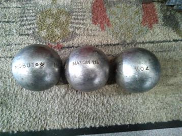 3 Boules de pétanque (* OBUT R * ) match 115 .v04. 700, Enlèvement
