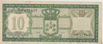 Nederlandse Antillen, 10 Gulden 1972, Los biljet, Ophalen of Verzenden, Midden-Amerika