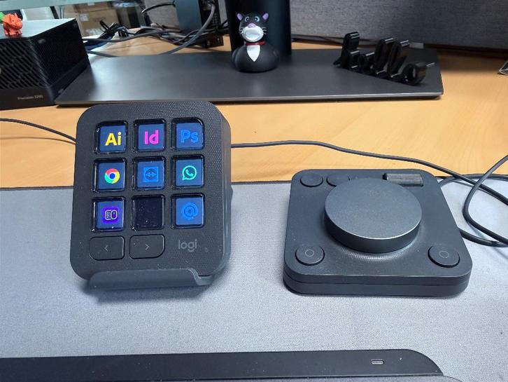 Logitech MX Creative Console, Informatique & Logiciels, Claviers, Comme neuf, Sans fil, Enlèvement ou Envoi