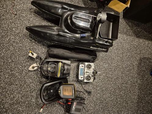 Powercatcher met fishfinder, Watersport en Boten, Hengelsport | Karpervissen, Gebruikt, Ophalen