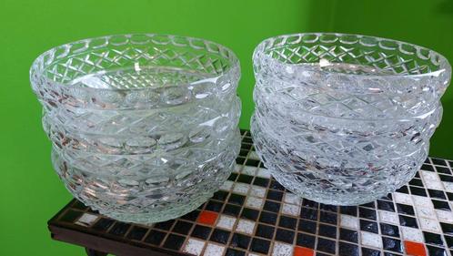 6 retro aperitiefschaaltjes 'van de bomma'., Antiek en Kunst, Antiek | Glaswerk en Kristal, Ophalen