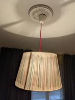 2 hanglampen - ene met rood en met groene draad - 25€/st, Gebruikt, Stof, Ophalen, 75 cm of meer