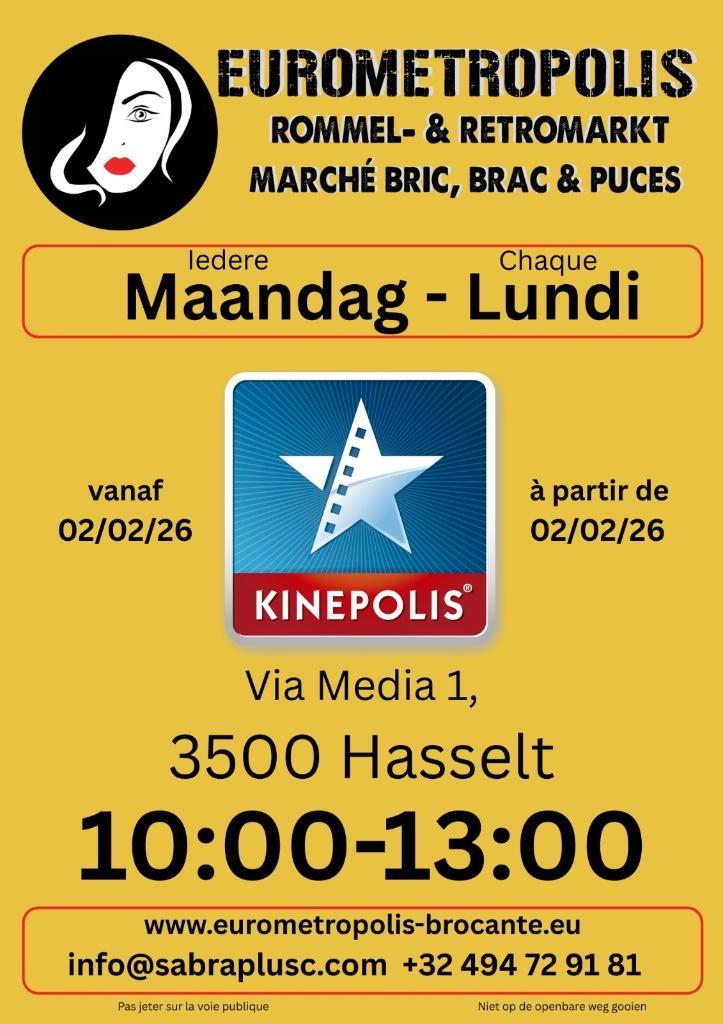 Eurometropolis Retro Déballage op Maandag, Antiek en Kunst, Curiosa en Brocante, Ophalen