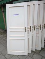 Binnendeuren Massief Eik incl. sloten, scharnieren en klinke, Ophalen, Zo goed als nieuw, Glas, Binnendeur