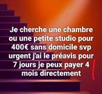 Recherche chambre à louer, Immo, Op zoek naar een appartement