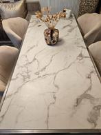 Très belle marbre table à manger 90 x 200, Comme neuf, Enlèvement