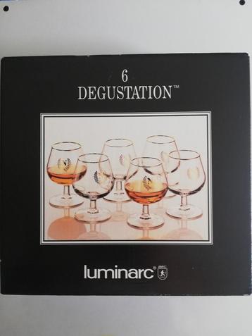 6 verres à dégustation Luminarcl, Enlèvement ou Envoi