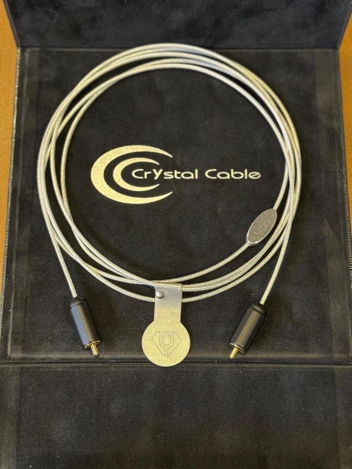 Crystal Cable Standard Diamond Digital 2.5 meter, TV, Hi-fi & Vidéo, Câbles audio & Câbles de télévision, Utilisé, Câble coaxial