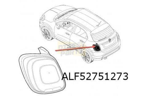 Fiat 500X (1/15-9/18) Achterlicht Links OES 51937414, Autos : Pièces & Accessoires, Éclairage, Fiat, Neuf, Enlèvement ou Envoi