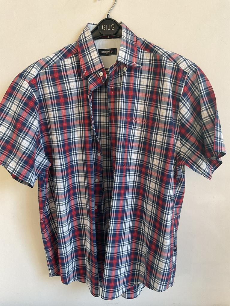 Overhemd Deer Island, maat XXL, Kleding | Heren, Overhemden, Rood, Ophalen of Verzenden