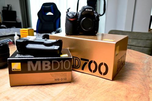 Nikon D700 + MB-D10 grip + 50mm 1.8D (16772 clicks), Audio, Tv en Foto, Fotocamera's Digitaal, Zo goed als nieuw, Spiegelreflex