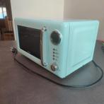 Microgolfoven - Retro - Turquoise, Elektronische apparatuur, Microgolfovens, Ophalen, Microgolfoven, Zo goed als nieuw, Draaiplateau