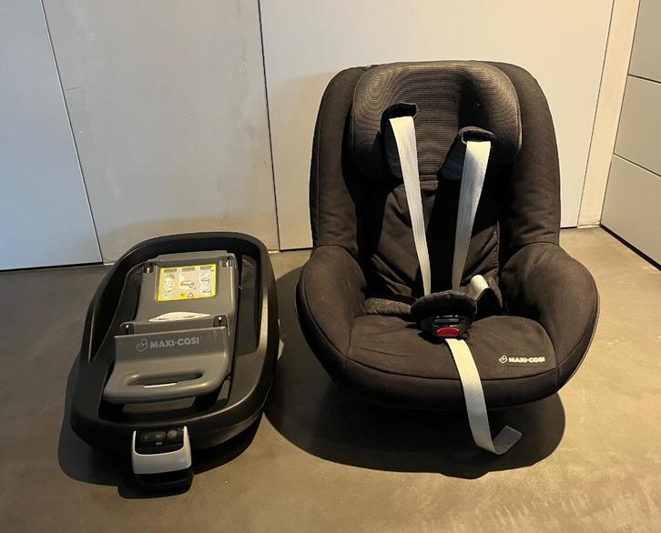 Maxi-cosi Pearl Nomad black + FamilyFix Isofix autostoel bas, Kinderen en Baby's, Autostoeltjes, Zo goed als nieuw, Maxi-Cosi