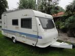 Hobby 440 De Luxe bj.2001, Caravans en Kamperen, Caravans, Vast bed, Hobby, Particulier, 4 tot 5 meter
