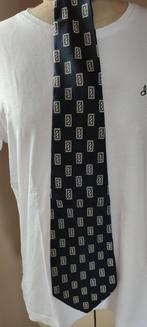 "Zijden das, Blauw, Ophalen of Verzenden, Création Patrick Lille, Met patroon