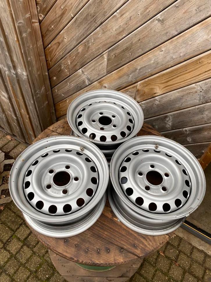 3x stalen velgen 13”, Auto-onderdelen, Banden en Velgen, Velg(en), All Season, 13 inch, Gebruikt, Ophalen