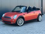 Mini Cooper Cabrio 1.6Benzine/Garantie, Auto's, Voorwielaandrijving, 4 cilinders, Cabriolet, Leder en Stof
