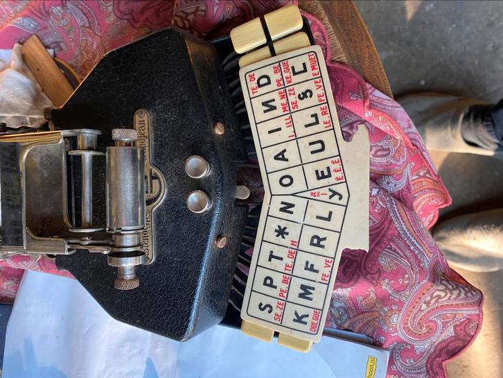 Machine Grandjean de type Stenog, Divers, Machines à écrire, Comme neuf, Enlèvement ou Envoi