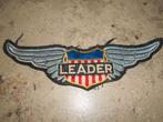 Mooie patch "Leader" / 29 x 7 cm., Hobby en Vrije tijd, Kledingapplicaties en Hotfix, Ophalen of Verzenden, Gebruikt