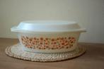 Vintage Arcopal Scania ovenschotel met bloemmotief, Ophalen of Verzenden