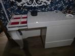 Coiffeuse + tabouret + miroir avec cache tv, 70 cm ou plus, 65 cm ou plus, Comme neuf, Enlèvement