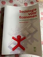 Sociologie voor economen, Boeken, Studieboeken en Cursussen, Ophalen of Verzenden, Zo goed als nieuw