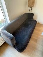 Zitbank donker antraciet, 150 à 200 cm, Comme neuf, Enlèvement, Tissus