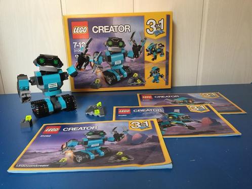 Lego Creator 3 In 1 31062 Robotverkenner, Kinderen en Baby's, Speelgoed | Duplo en Lego, Zo goed als nieuw, Lego, Complete set