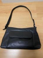 handtas / schoudertas Crinkles zwart leer, Handtassen en Accessoires, Ophalen of Verzenden, Nieuw, Zwart, Leer