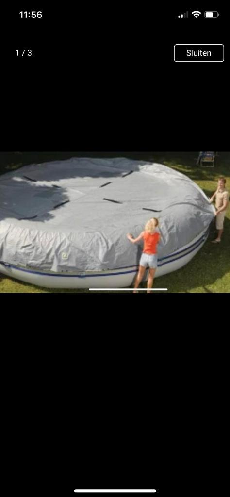 Winterdekzeil zwembad (Zodiak), Tuin en Terras, Zwembad-toebehoren, Zo goed als nieuw, Afdekzeil, Ophalen