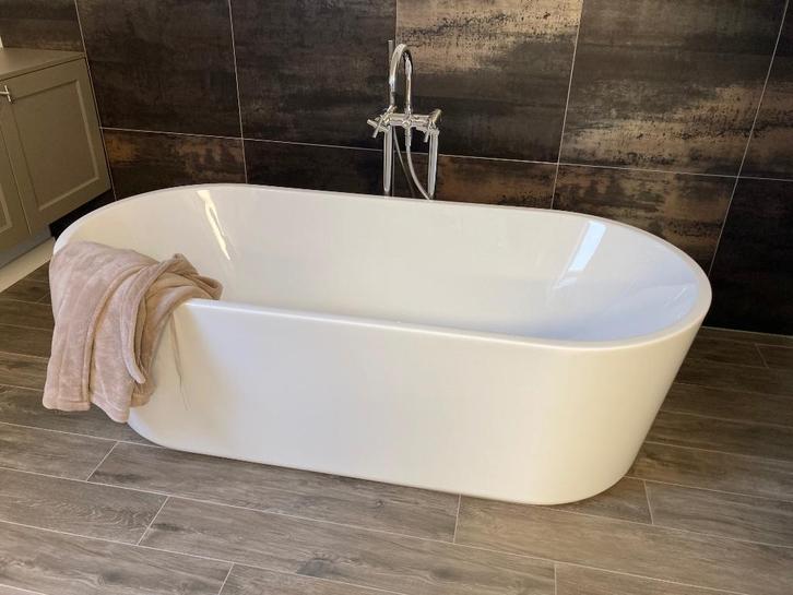 Badmengkraan, Doe-het-zelf en Bouw, Sanitair, Zo goed als nieuw, Bad, Chroom, Ophalen