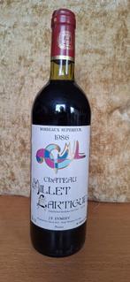 wijn Chateau Millet Lartigue - 1986, Ophalen of Verzenden, Frankrijk, Rode wijn