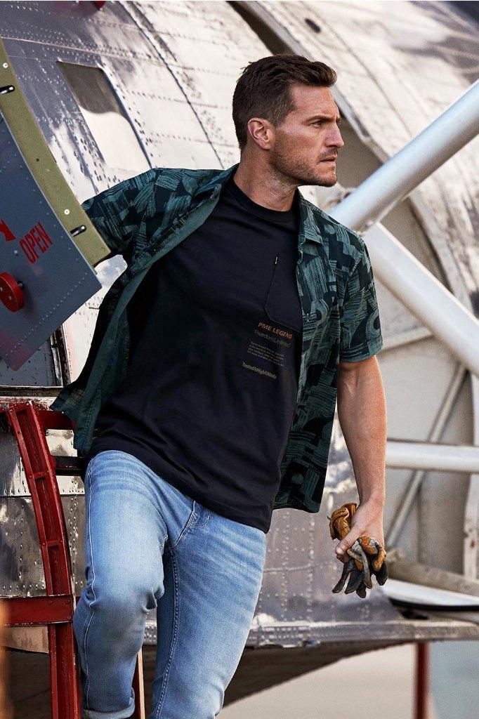 PME Legend herenhemd Blauw/Groen – Maat M – Nieuw met label, Kleding | Heren, Overhemden, Nieuw, Halswijdte 39/40 (M), Blauw, Ophalen of Verzenden