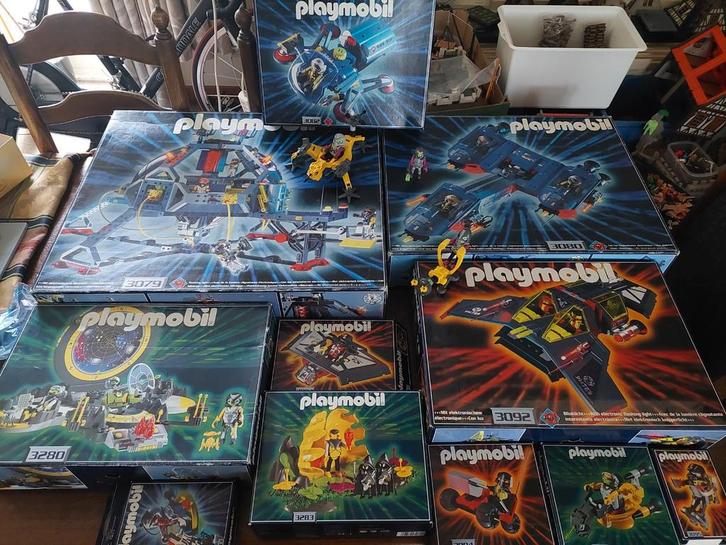 Playmobil Groot Lot Vintage Space, Kinderen en Baby's, Speelgoed | Playmobil, Zo goed als nieuw, Complete set, Ophalen of Verzenden