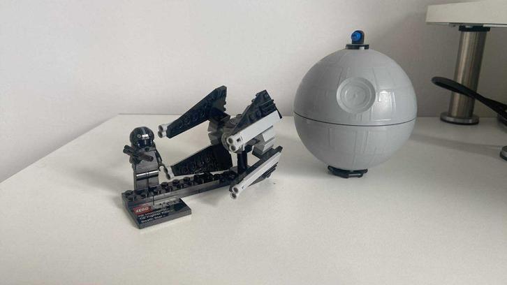 EGO Star Wars 9676 – TIE Interceptor & Death Star Planet, Kinderen en Baby's, Speelgoed | Duplo en Lego, Gebruikt, Lego, Complete set