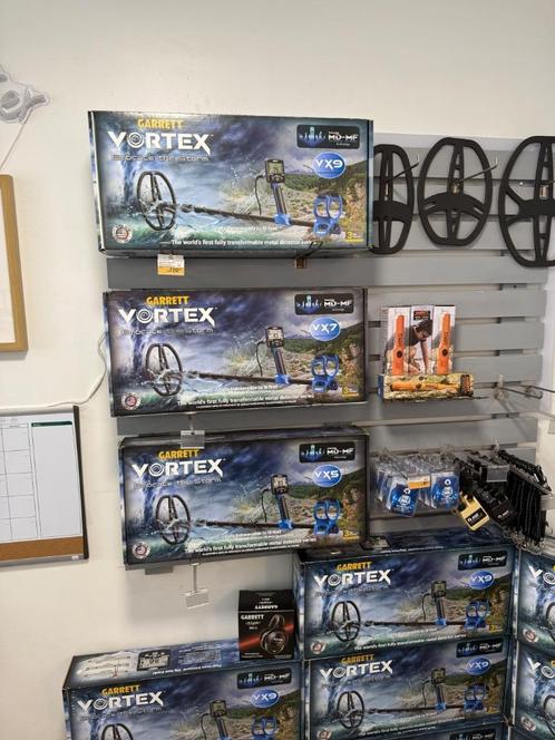 Garrett Vortex VX9 + Cadeaux, Hobby en Vrije tijd, Metaaldetectors, Nieuw, Meer dan 30 cm, Garrett, Discriminatie metaaldetectie