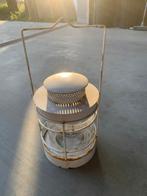 windlicht, Ophalen, Gebruikt, Wit, Metaal