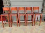 Te koop: 5 identieke barkrukken. 50€/stuk., Ophalen, Gebruikt
