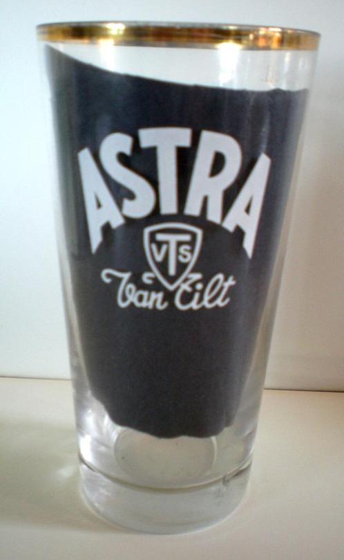 VAN TILT  Astra 25 cl, Collections, Marques de bière, Comme neuf, Verre ou Verres, Enlèvement ou Envoi